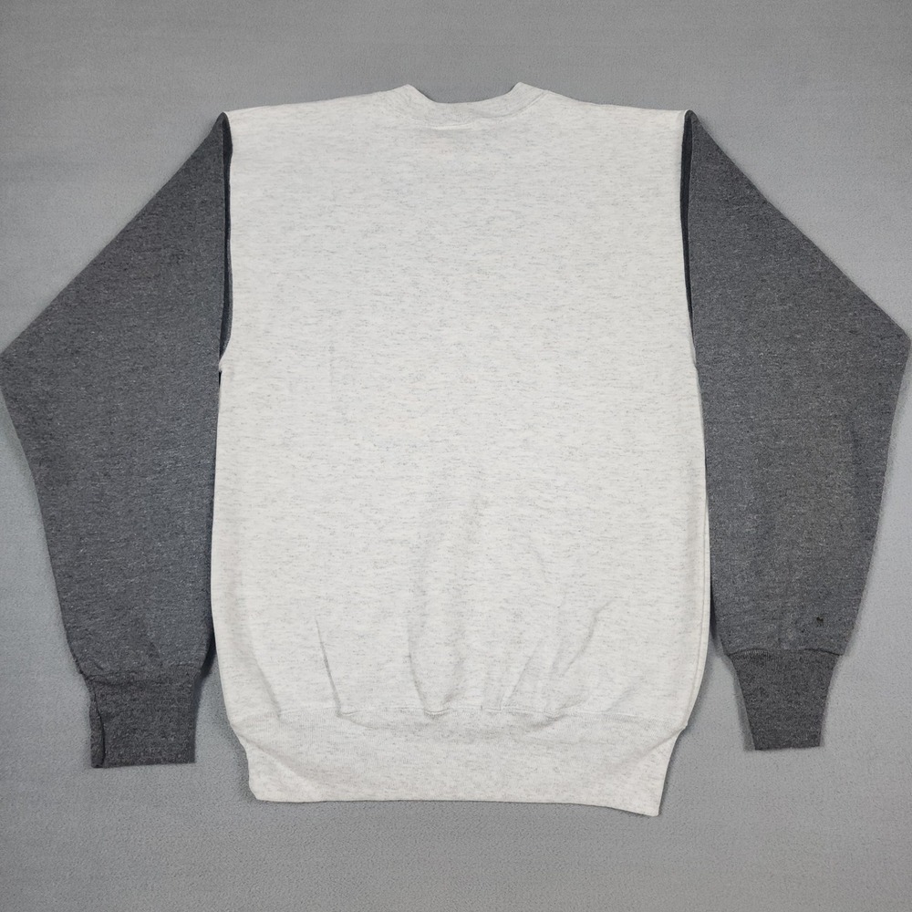 Vintage Notre Dame Fighting Irish Sweatshirt Youth L Gray Galt Crew NCAA USA - Picture 6 of 13